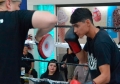 Realizan entrenamiento público los protagonistas de la cartelera Latin KO