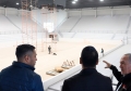 Supervisan avance del 70% en la remodelación del Gimnasio Municipal Josué Neri Santos